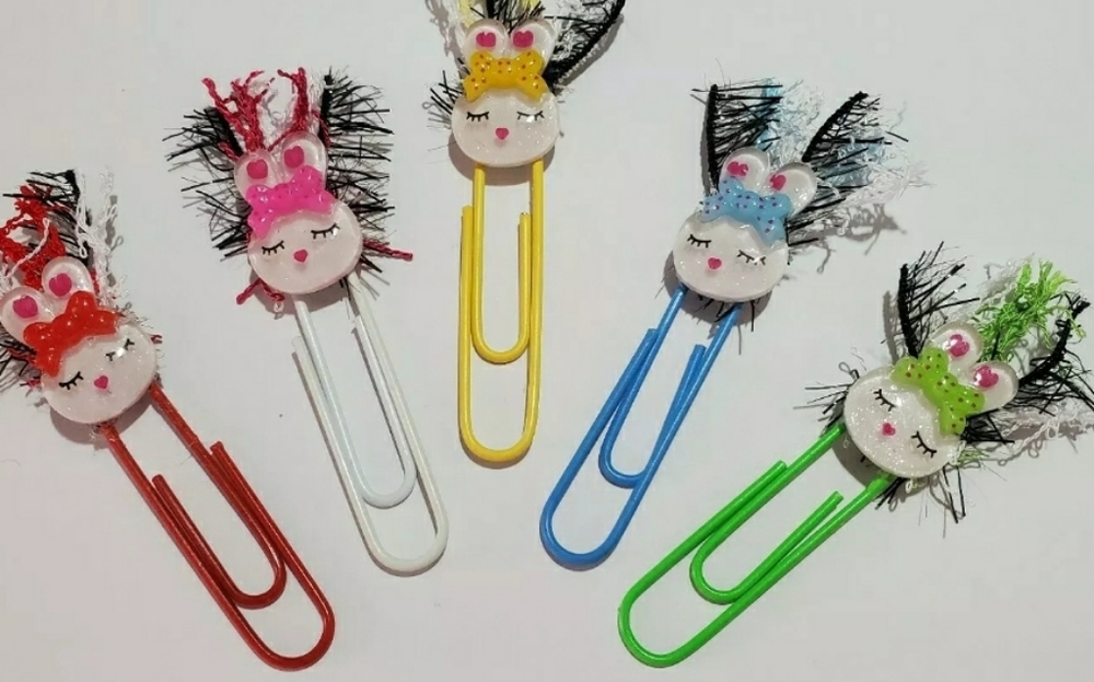 Bunny Bookmarks - 5 Colors - Handmade